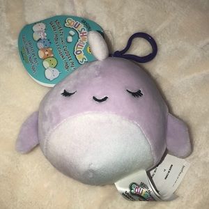 Naomi the narwhal Squishmallow clip